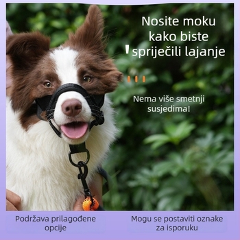 Tekstilna botnića za psa | Sprječava ugrize i lavež | Omogućuje piće vode | Nije uvezen proizvod