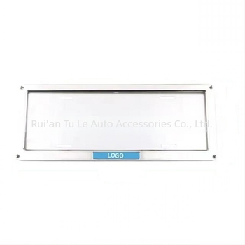 Okvir za registarsku pločicu od nehrđajućeg čelika, tip poklopca, za filipinsko vozilo, model TM-RB-19