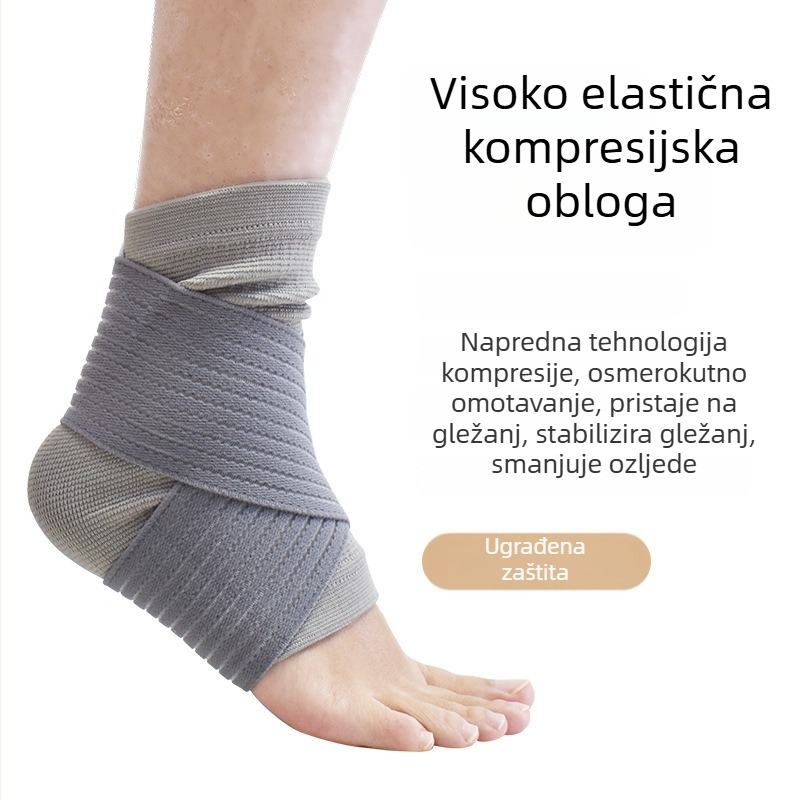 Zaštita gležnja s pletenim remenom – najlon, za košarku, nogomet i badminton