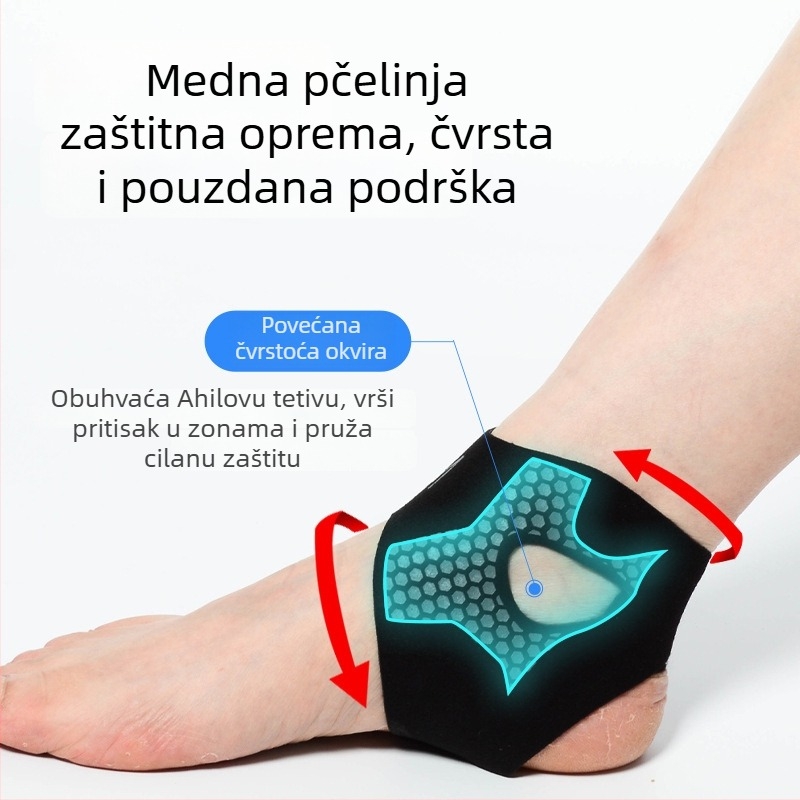 Tanka sportska gležanjna ortoza za košarku i trčanje — Spandex, zaštita gležnja, oporavak od uganuća