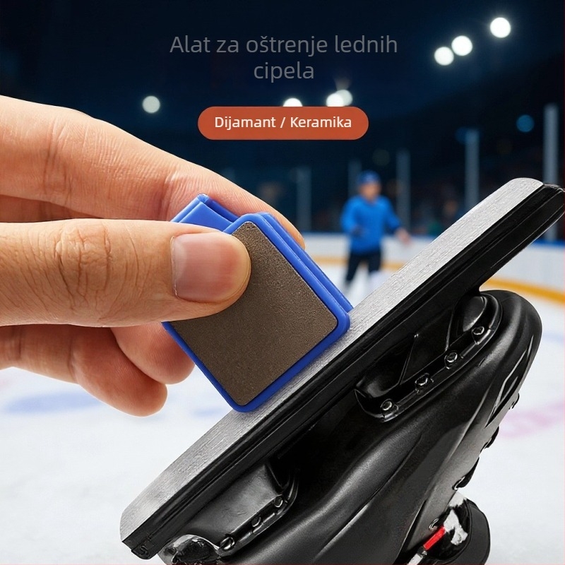 DMD alat za oblikovanje rubova ledenih klizaljki, dvostrani dijamantni oštrač i keramički brusni kamen, model 1603