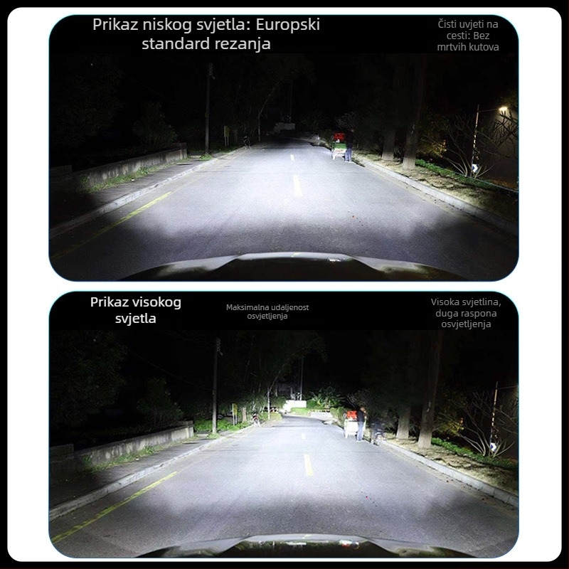 K12 LED prednje svjetlo za auto s dvostrukim bakrenim cijevima, 120W, 16000lm, 12V, IP68