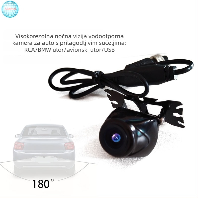 Kamera za vožnju unazad automobila 1080P, široki kut, IP67, vodootporna, 24V