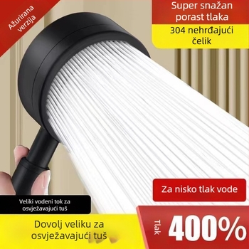 SUS304 nehrđajući čelik tlačna tuš glava s funkcijom kiše, CE certifikat