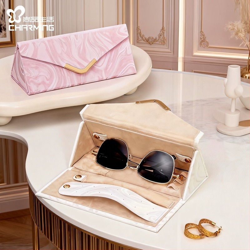 Kožna kutija za nakit, europsko-američki stil, tvrda, jednobojna, model sp01371