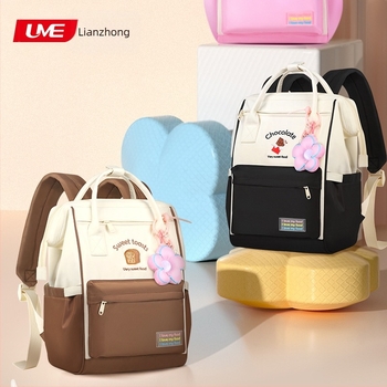 Torba za mamu i bebu, višefunkcionalna proširiva torba, poliester, marka UME/UNI, zakrivljeni naramenici