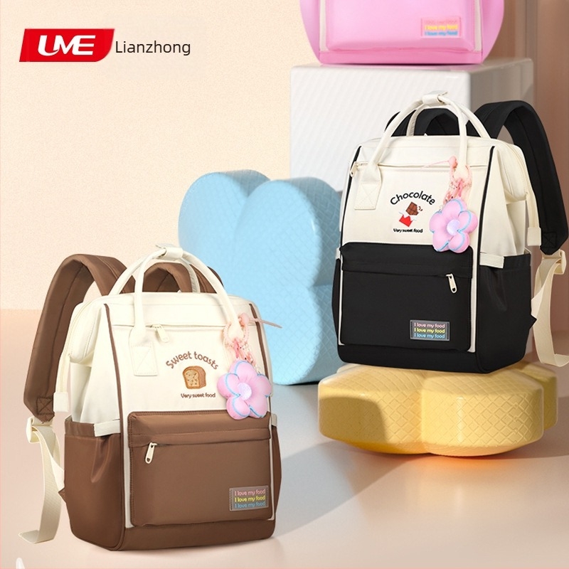 Torba za mamu i bebu, višefunkcionalna proširiva torba, poliester, marka UME/UNI, zakrivljeni naramenici