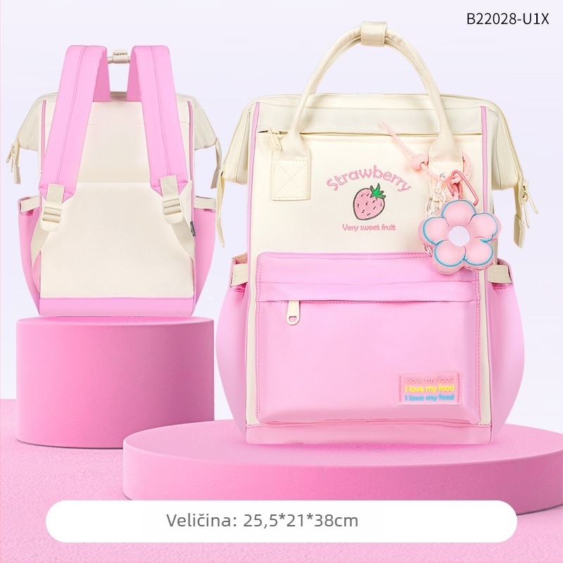 Torba za mamu i bebu, višefunkcionalna proširiva torba, poliester, marka UME/UNI, zakrivljeni naramenici