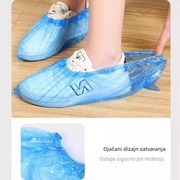 Jednokratne navlake za obuću, debele, vodootporne, otporne na habanje, protuklizne, plastične