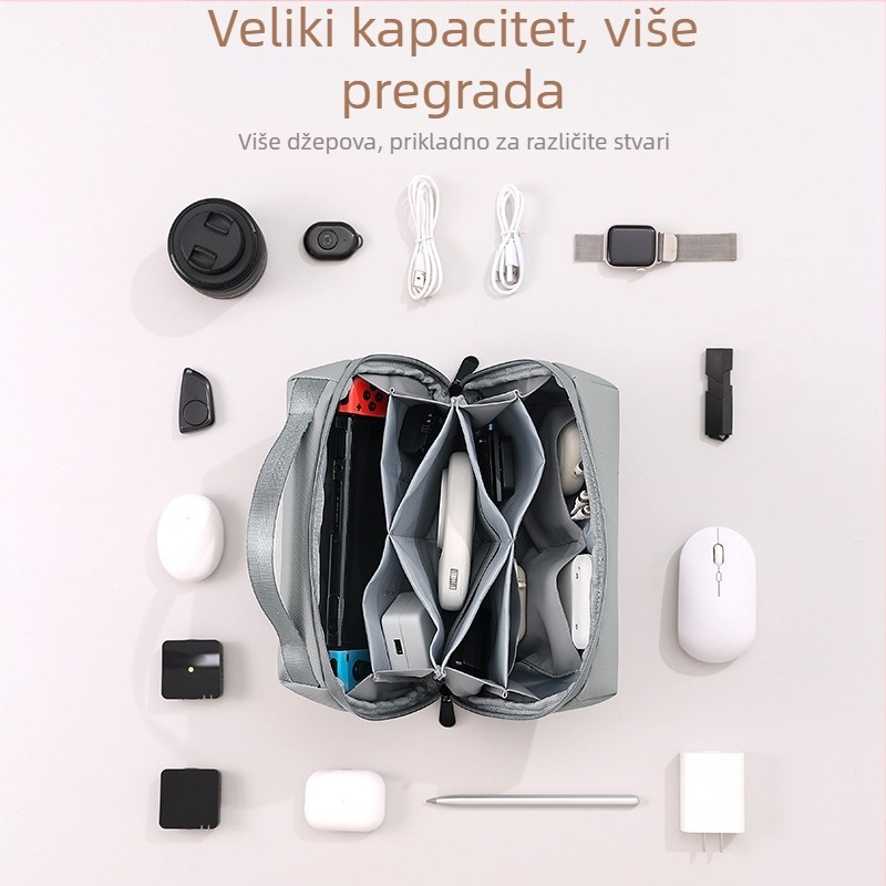 Bei Lian Excellence Digitalna torba za skladištenje – PU kubni organizator za kozmetiku i higijenske potrepštine, višefunkcionalni