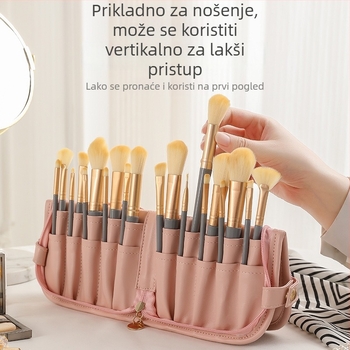 Beilian torbica za šminku i četkice – ručna, PVC materijal, višefunkcionalna, za putovanja, spremište za šminku i četkice