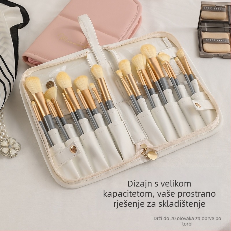 Beilian torbica za šminku i četkice – ručna, PVC materijal, višefunkcionalna, za putovanja, spremište za šminku i četkice
