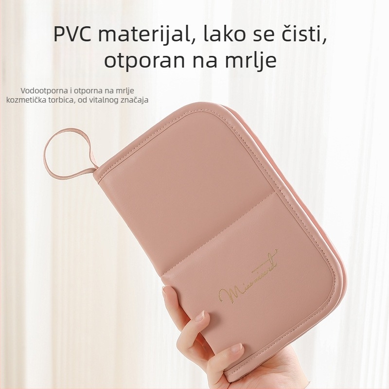 Beilian torbica za šminku i četkice – ručna, PVC materijal, višefunkcionalna, za putovanja, spremište za šminku i četkice