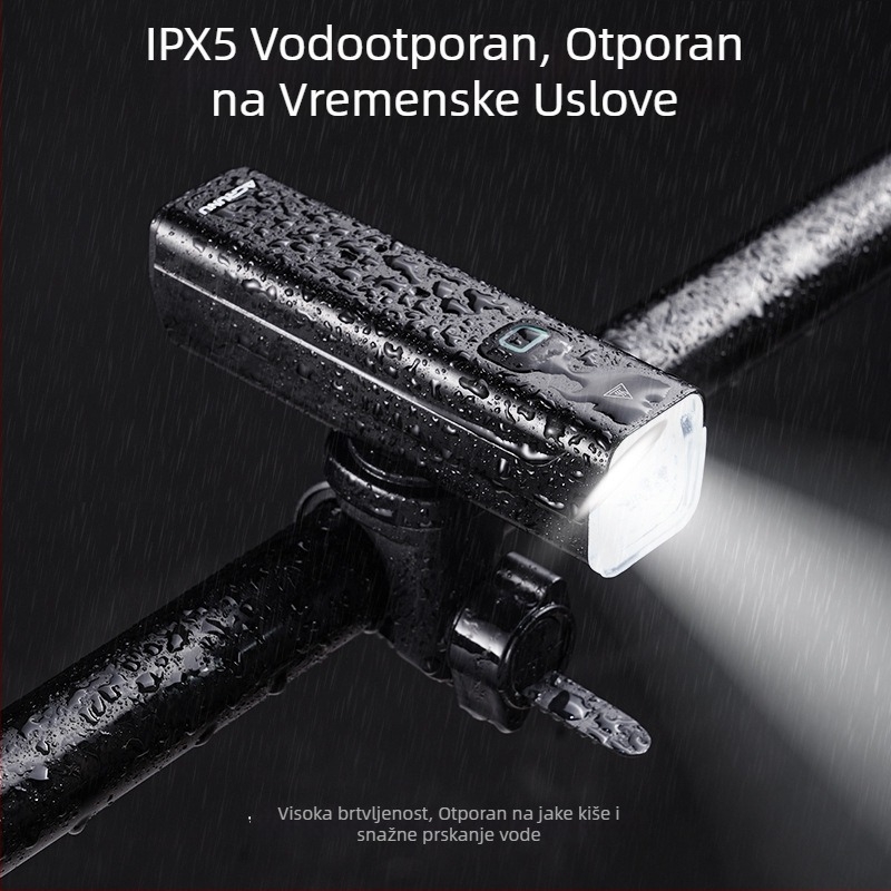 ACRUNU Prednje svjetlo za bicikl – za cestovni i planinski bicikl, Anti-Dazzle, Visoka svjetlina, Vodootporno, Duga trajnost baterije