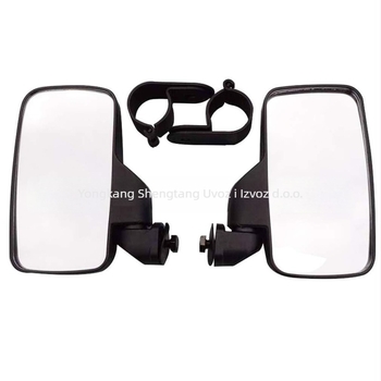 Adapter za retrovizor motocikla za upravljač, 44–50 mm, set od 2 kom, plastični, okrugli retrovizor, montaža sa zupčastim spojem