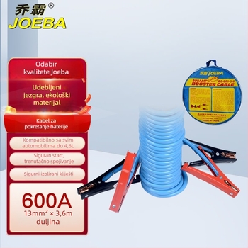 Kabel za punjenje baterije za off-road vozila – PVC, duljina 3.6 m, model BC-600-3.6, pogodan za motore do 4.6 L