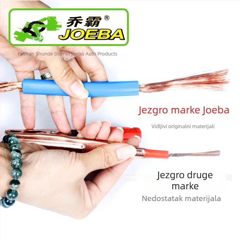 Kabel za punjenje baterije za off-road vozila – PVC, duljina 3.6 m, model BC-600-3.6, pogodan za motore do 4.6 L