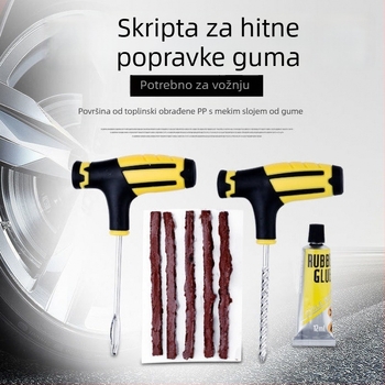 Set alata za popravak guma s ljepilom – Town Head branda, ljepilo kao materijal, prilagodljivo procesiranje, mogućnost privatne marke