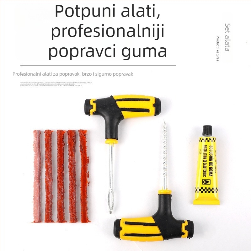 Set alata za popravak guma s ljepilom – Town Head branda, ljepilo kao materijal, prilagodljivo procesiranje, mogućnost privatne marke