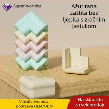 Shield Dad Dječji zaštitnik kutova stola - Pravokutni zaštitni štitnik protiv sudara, paket od 100