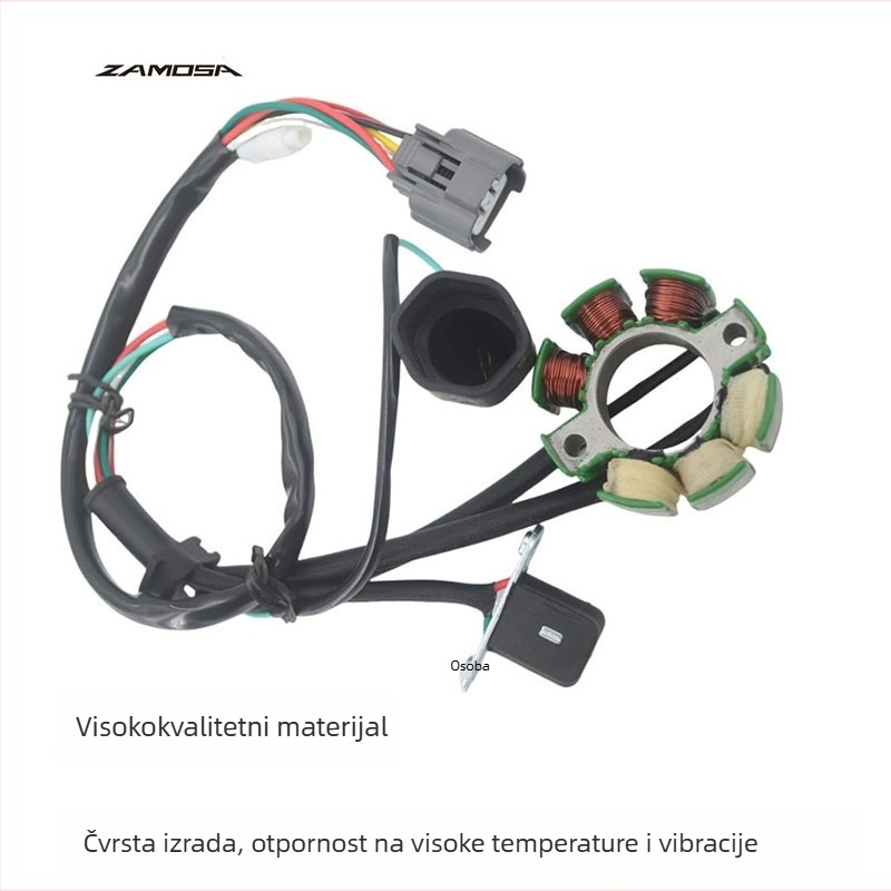 Statorna zavojnica za Kawasaki KX250F i Suzuki RM-Z250 | Modeli: KX250F 05-08, RM-Z250 05-06 | Marka: ZAMOSA | OEM: 21003-0015 / K2100-30027