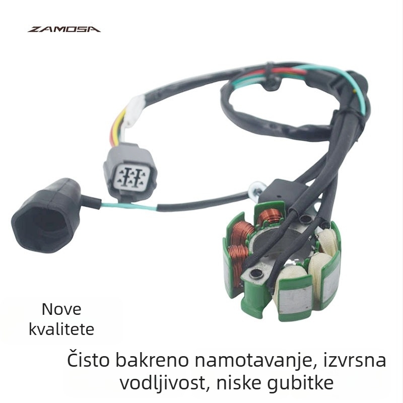 Statorna zavojnica za Kawasaki KX250F i Suzuki RM-Z250 | Modeli: KX250F 05-08, RM-Z250 05-06 | Marka: ZAMOSA | OEM: 21003-0015 / K2100-30027