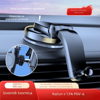 Car Detective ABS nosač ploče s suction cup – univerzalni nosač ploče instrument ploče