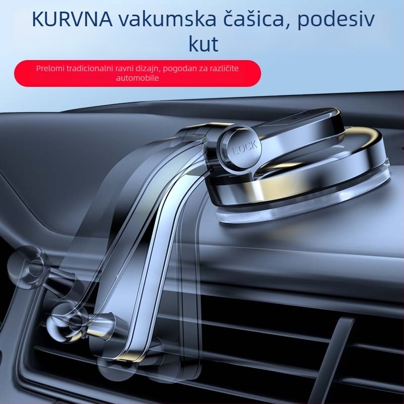 Car Detective ABS nosač ploče s suction cup – univerzalni nosač ploče instrument ploče