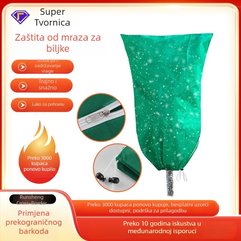Pokrivač za zaštitu biljaka od mraza – Materijal: plastika; Svrha: zimska zaštita, zaštita od prašine; Marka: Runsheng Yuan; Šifra proizvoda: Frost Protection Cover-208828