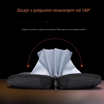 Muški vodootporni putni organizator od Oxford platna za kabelske podatke, uredske potrepštine i kozmetiku