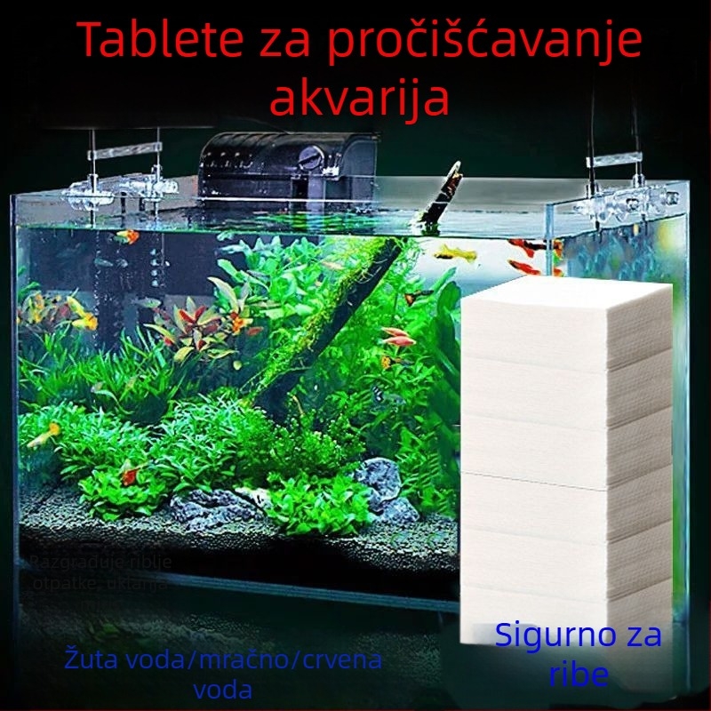 Family Meaning Filtracijsko sredstvo za akvarij – Uklanjanje žute vode, Deodorizacija, Ploča za apsorpciju boja