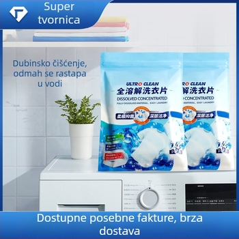 Tablete za pranje — zaštita od mrlja, niska pjena, bez mirisa, aktivni sadržaj 6–10%