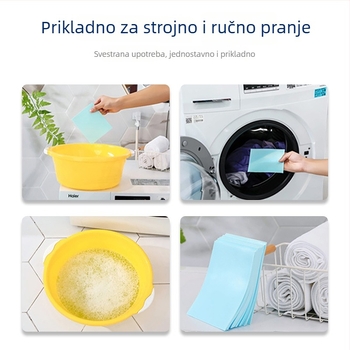 Tablete za pranje — zaštita od mrlja, niska pjena, bez mirisa, aktivni sadržaj 6–10%