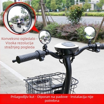 2-dijelni 360° rotirajući retrovizori za električna vozila, za svakodnevne vožnje