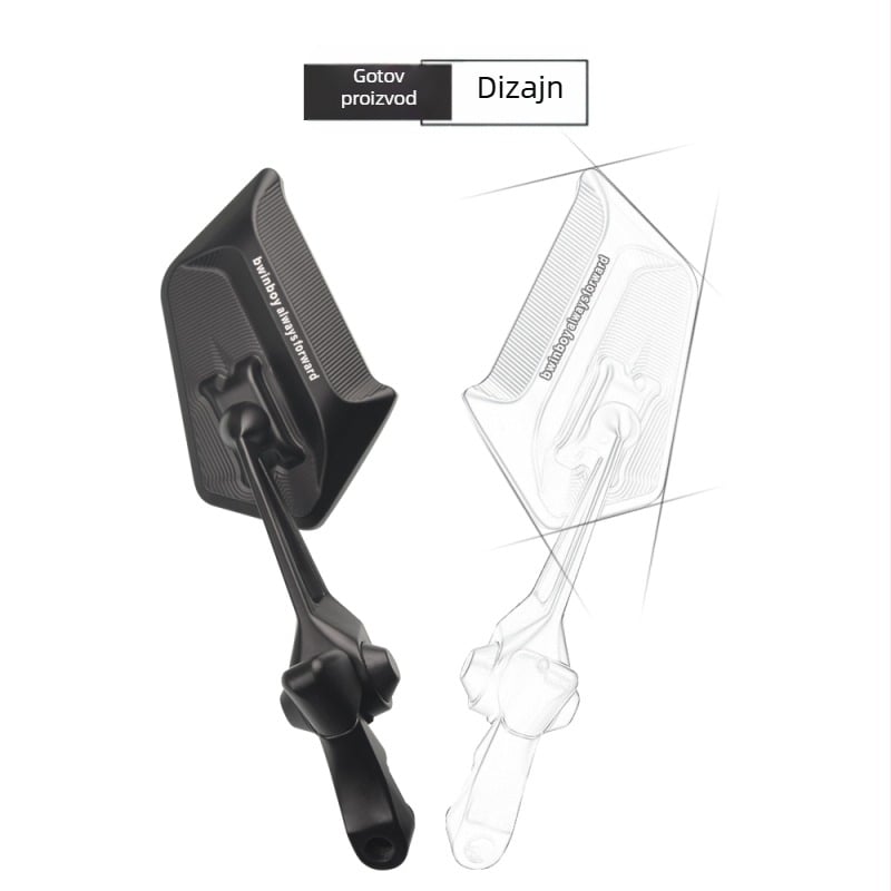 Zadnje ogledalo za motocikle i električna vozila, kompatibilno No.9 Nzmix Mechanic druga generacija dz110P/m95 AE4 polarno jezgro, modificirano