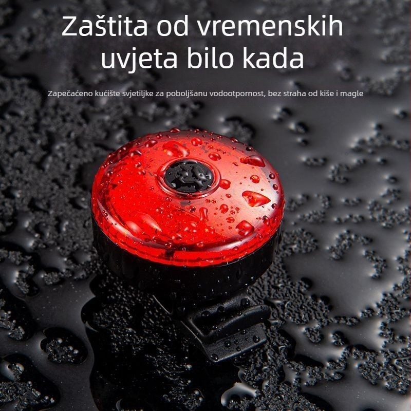 Punjavajuća zadnja svjetla za bicikl za planinska i cestovna bicikla, svjetlo za noćnu vožnju s upozorenjem, model TTT1005548317