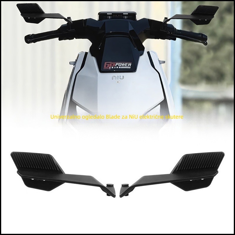 Zrcalo stražnje ogledalo za motocikl, aluminijska legura, kvadratnog oblika, model 25688998