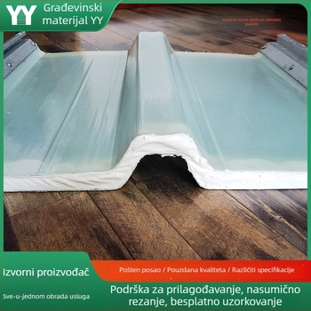 Proziran FRP krovni panel za industrijske zgrade i rekonstrukciju plastenika, prilagodljiva izrada