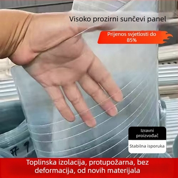 FRP panel za dnevno osvjetljenje, poluprovidan, za krovne prozore, sunčane sobe i balkone
