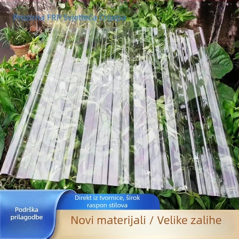 Krovni panel dnevne rasvjete s visokim prijenosom svjetla, otpornošću na udarce, koroziju, požar i starenje