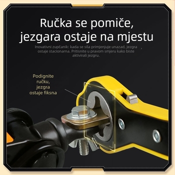 Automobilski hidraulični dizalica i ratchet ključ – set alata za promjenu rezervne gume, model 1818