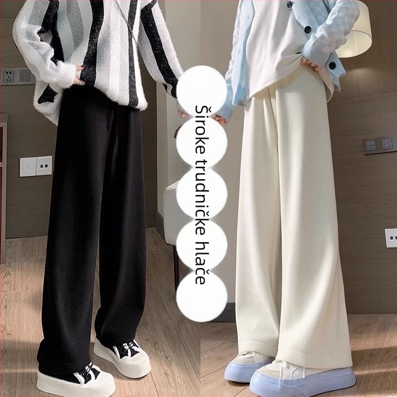 Pantalone za trudnice od chenille tkanine, udoban kroj, 3/4 duljina, kod proizvoda 657465794537