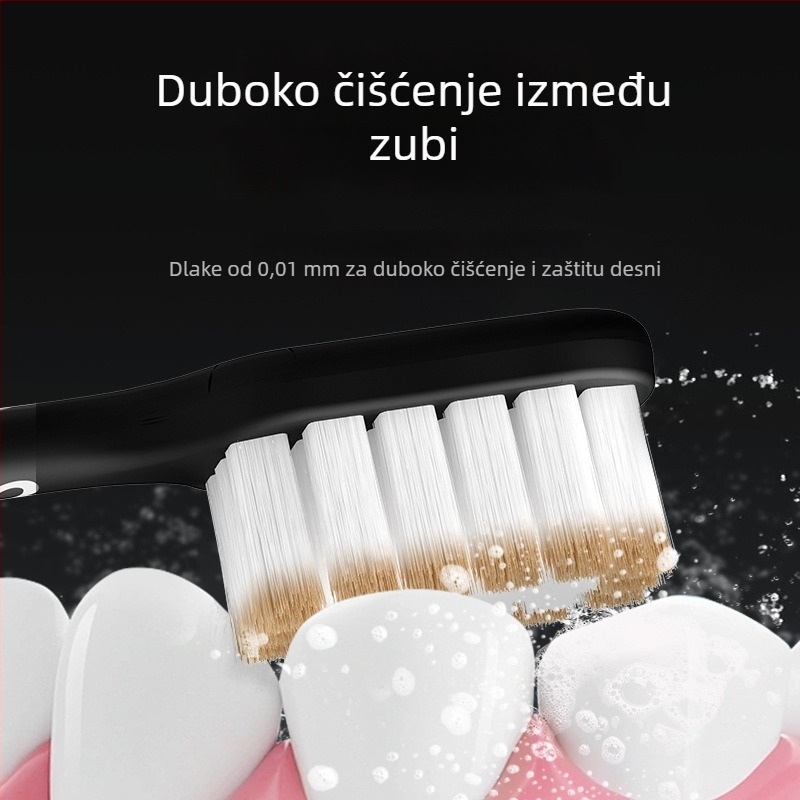 Oralgos ručna četkica DB-XA007, paket dva, mekane dlačice, široka glava, zaštita desni, protuklizna ručka