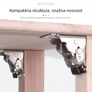 Pružna šarka za sklapanje, pojačana debljina, podesiva 90°–180°, samouključujući spoj za namještaj, model 7055, mangan čelik, nikl premaz, marka Honor Horse, moderni jednostavni stil