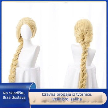 Cosplay perika inspirirana Rapunzel MG-DM2225 · Vlasi od visokotemperaturne svile · Mehanička izrada · Može se obojiti