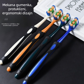 Ručna četkica za zube za odrasle s DuPont vlaknima – Qinglang Hao Jie, srednja tvrdoća