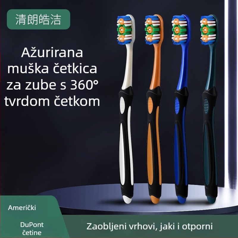 Ručna četkica za zube za odrasle s DuPont vlaknima – Qinglang Hao Jie, srednja tvrdoća