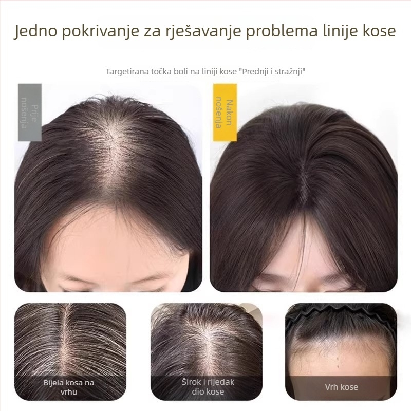 Longyang Ženski Dodatak za Kosu, Prava Duga Kosa, Vruće Otporna Svila, Polu Ručno Tkano, Ne Može Se Bojati ili Peglati