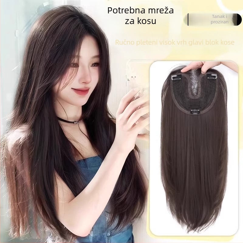 Longyang Ženski Dodatak za Kosu, Prava Duga Kosa, Vruće Otporna Svila, Polu Ručno Tkano, Ne Može Se Bojati ili Peglati