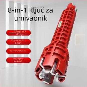 Alat za pozicioniranje pod pravim kutom - višenamjenski vodovodni alat za kupaonicu, demontaža i ugradnja umivaonika, cijevi i kutnog ventila (Uvoz: Ne; Bez licenciranih privatnih marki)